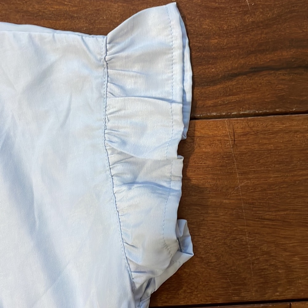Light blue babydoll dress. Size medium - Picture 3 of 4